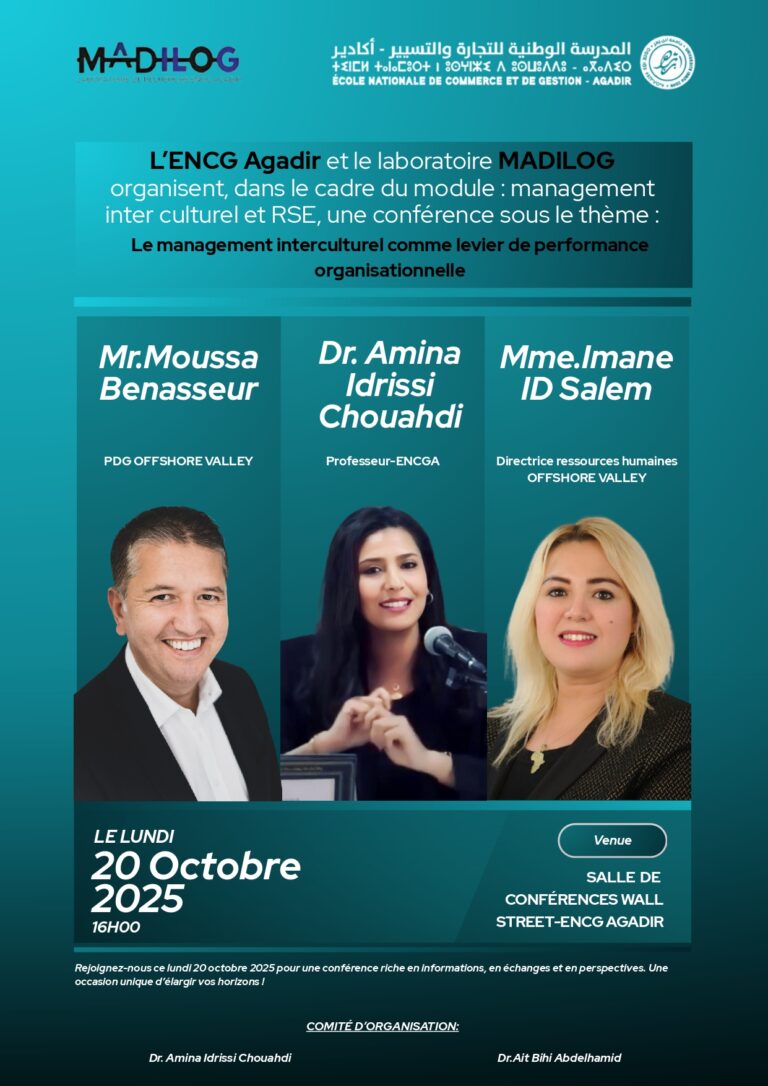 Conférence à ne pas manquer