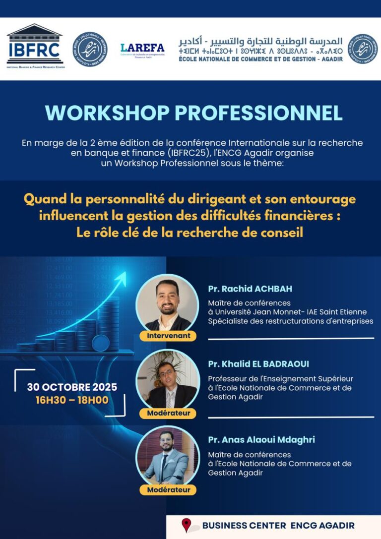 Workshop professionnel