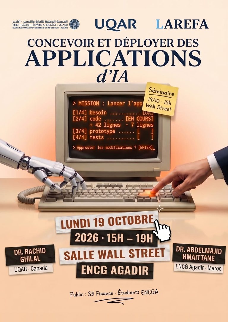 Séminaire à ne pas manquer